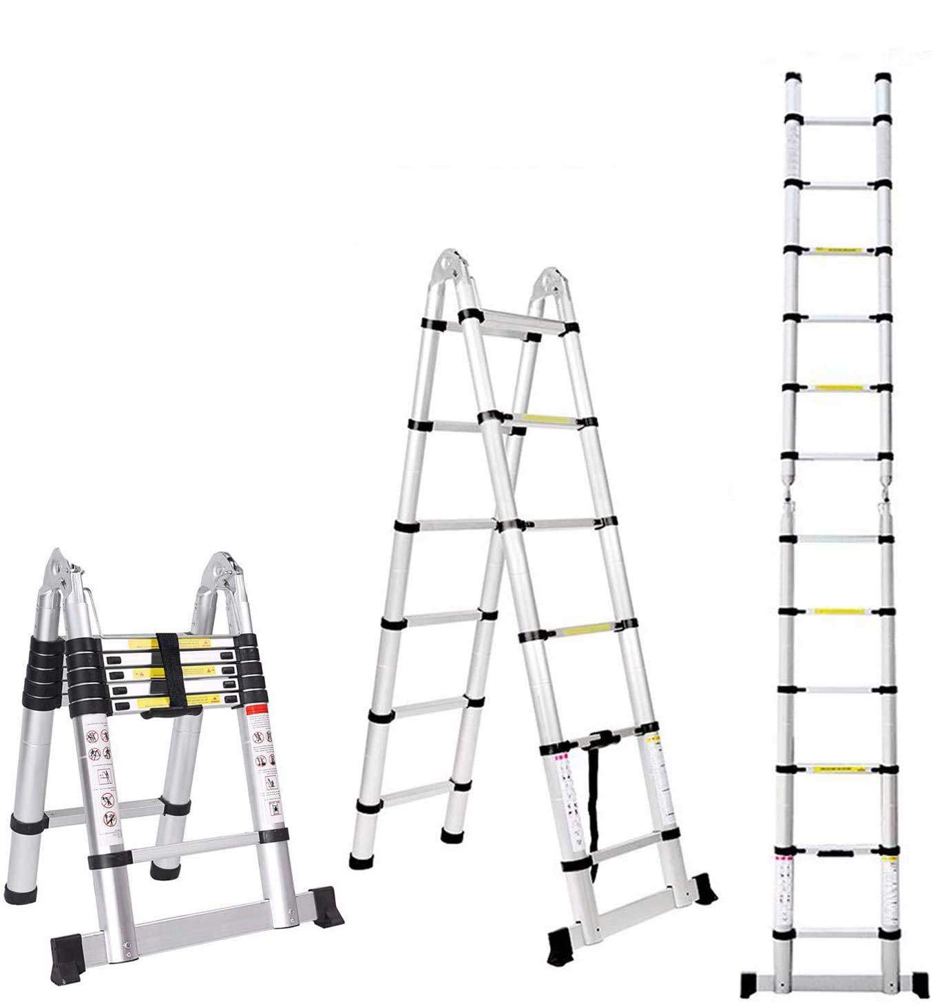 DIY Multi-Purpose Aluminium Telescopic Ladder