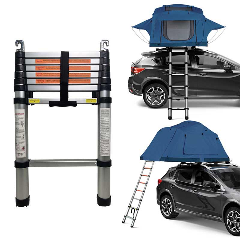 New-Roof-Tent-Ladder-Telescopic-Aluminum-Ladder-with-Hook