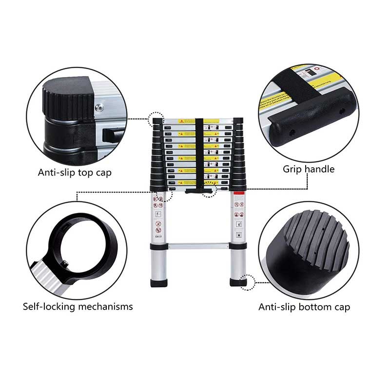 One-Side-Telescopic-Aluminum-Ladder-details